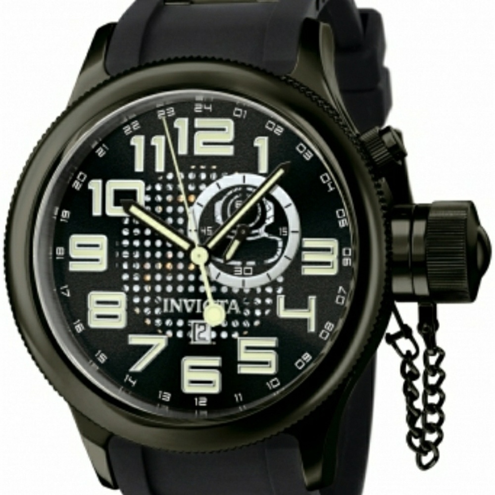 Invicta Russian Diver Black Dial Gunmetal 